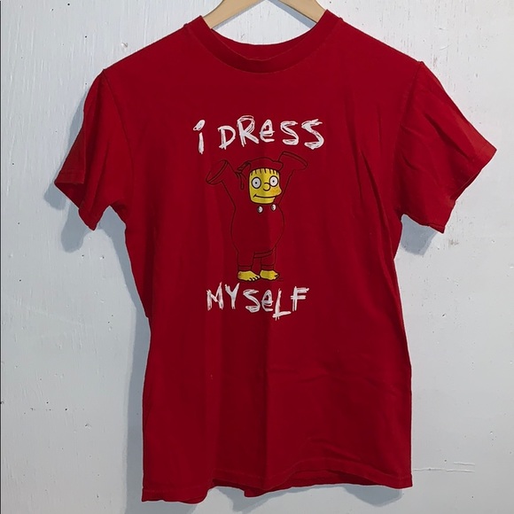 Tops - Simpsons Red Graphic Tee